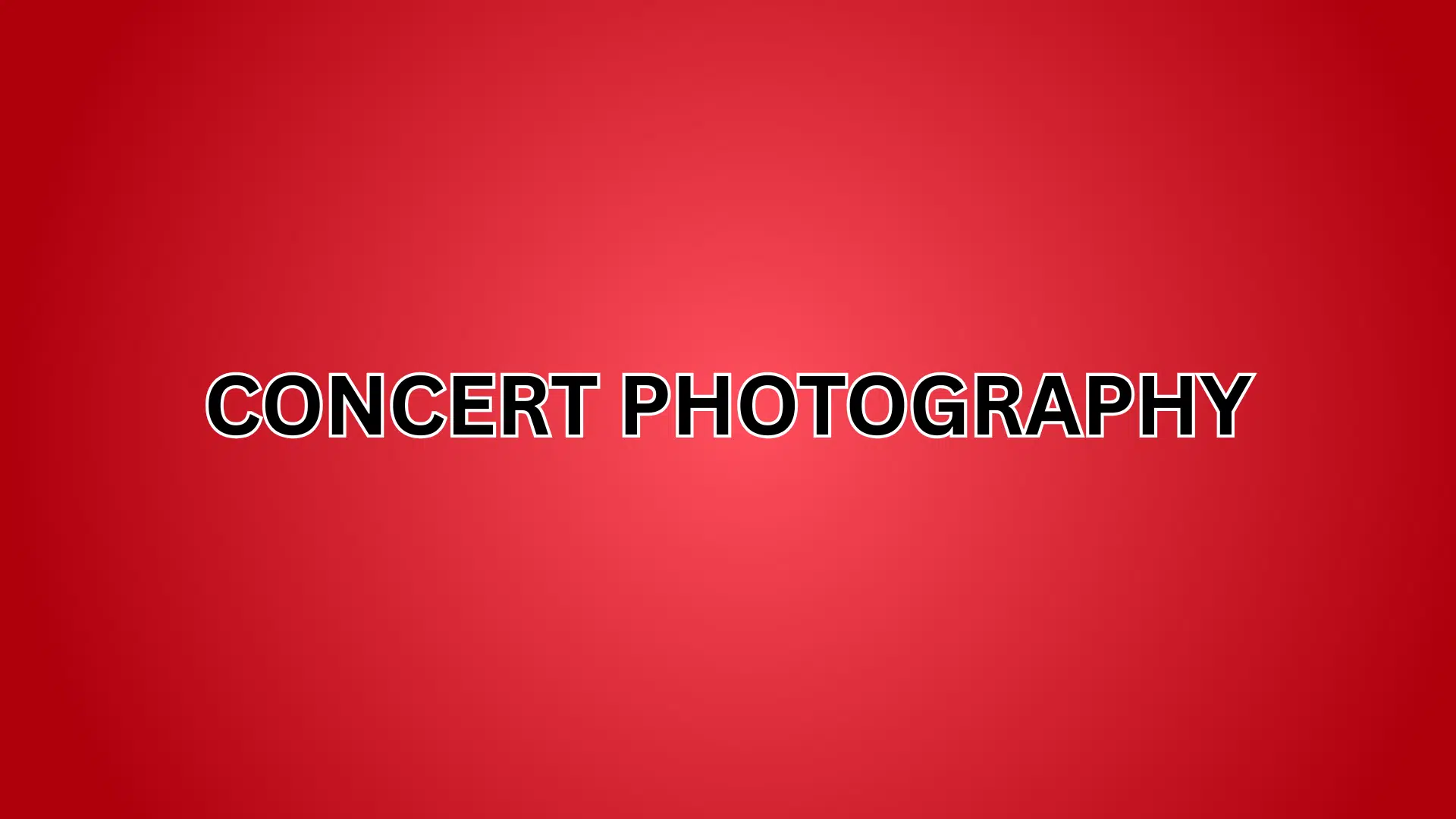 Concert Photography