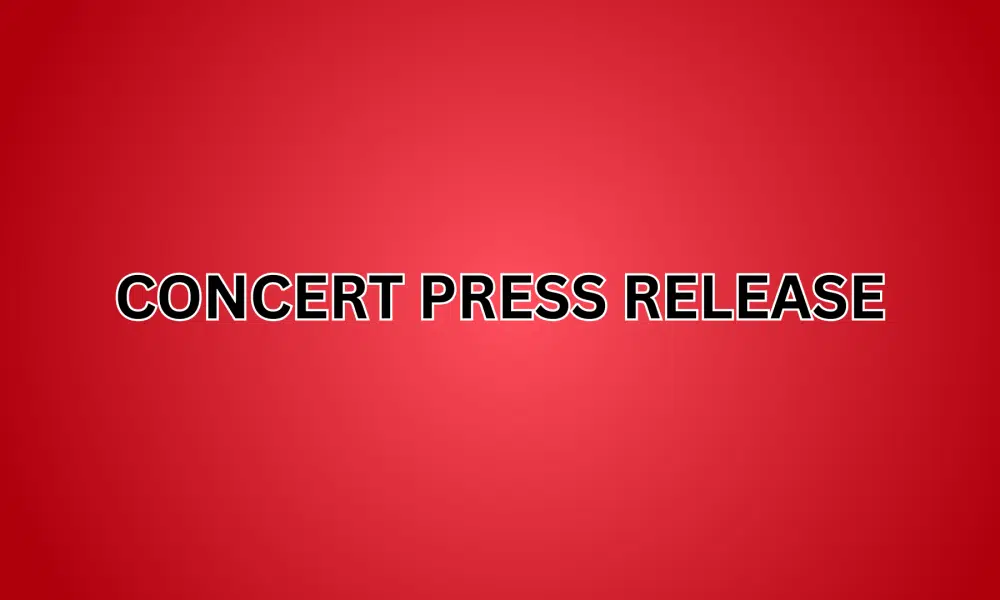 Concert Press Release