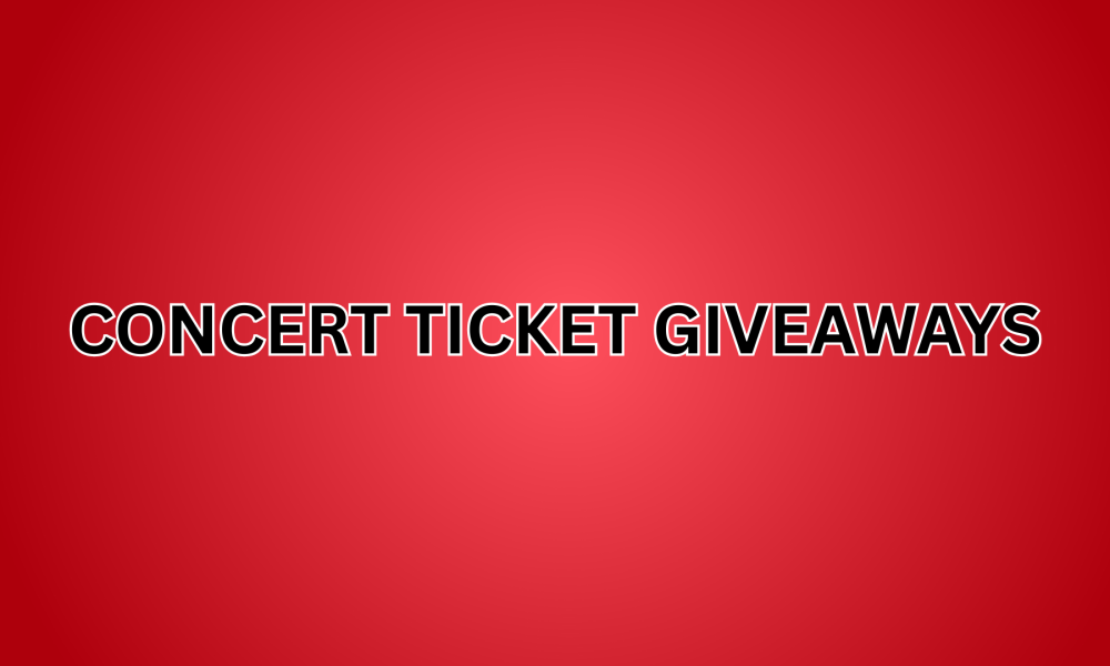 Concert Ticket Giveaways